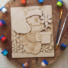 Cargar imagen en el visor de la galería, Fanart Mafalda flor amarilla