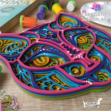 Cargar imagen en el visor de la galería, Kit Cara de Gato Mandala