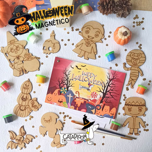 Kit Halloween Magnético