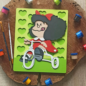 Fanart Mafalda Triciclo